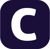 Dark blue customer portal app icon 